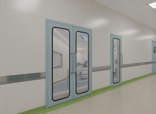 Harga bagus 50mm Handmade Plate Stainless Steel Kamar Bersih Pintu Custom on line