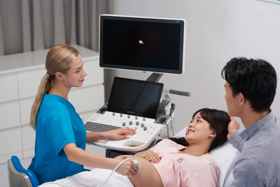 Sistem Ultrasound Diagnostik Doppler Warna Dibangun Di Modul EKG P60
