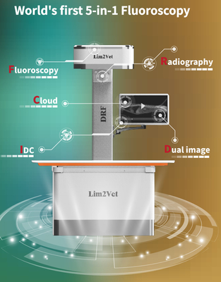 Good price 32KW Peralatan Medis Vet Mesin Fluoroskopi Real Time DR on line