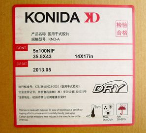 Film Kering Medis 8in x 10in Kepadatan Tinggi Untuk Fuji DRYPIX 3000/2000/1000 Printer